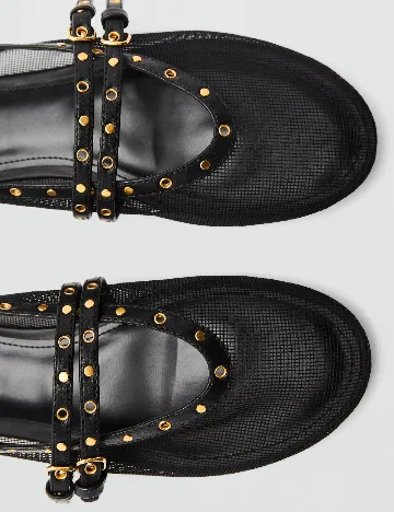 Balerini Mango, negru Negru
