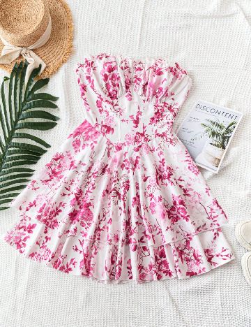 Rochie scurta SHEIN, alb