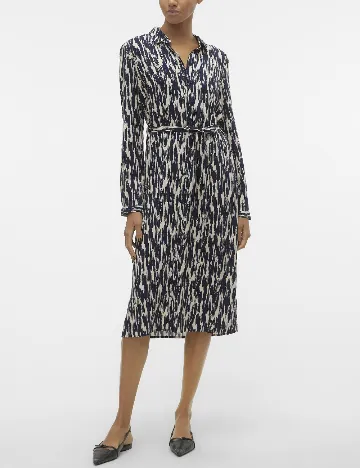 Rochie medie Vero Moda, bleumarin
