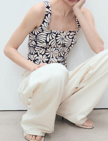 Top Mango, bleumarin inchis