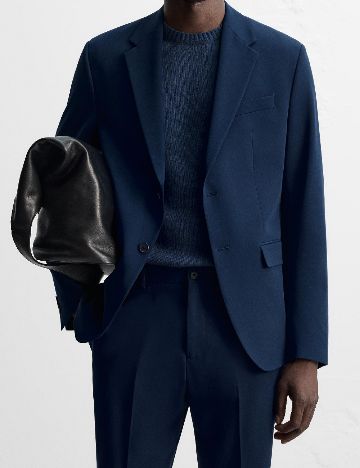 Sacou Zara, bleumarin