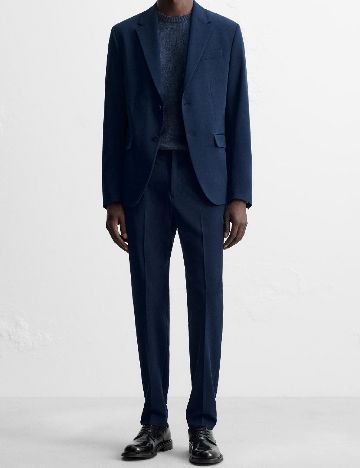 Sacou Zara, bleumarin