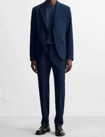Sacou Zara, bleumarin