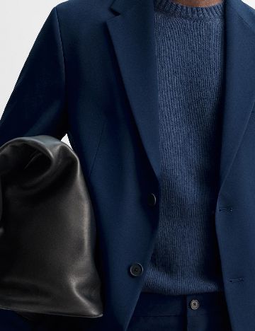 Sacou Zara, bleumarin