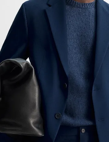 Sacou Zara, bleumarin