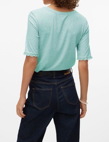 Bluza Vero Moda, turcoaz