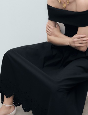 Fusta Mango, negru