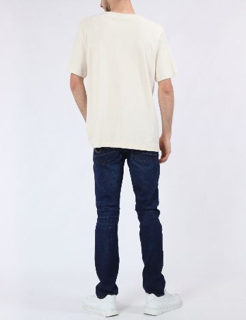 Tricou Jack&Jones, crem