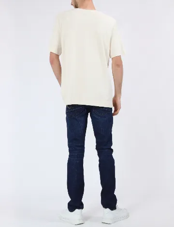 Tricou Jack&Jones, crem