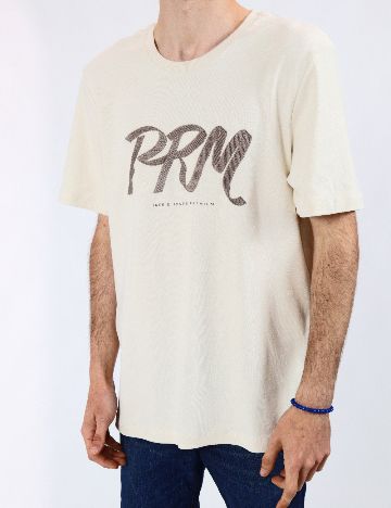 Tricou Jack&Jones, crem
