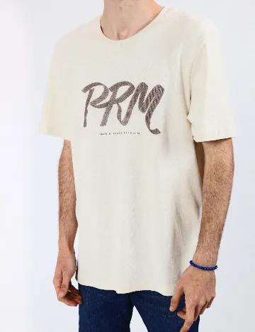 Tricou Jack&Jones, crem