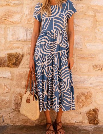 Rochie medie SHEIN, albastru