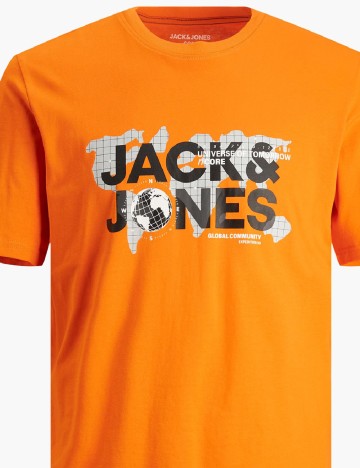 Tricou Jack&Jones, portocaliu