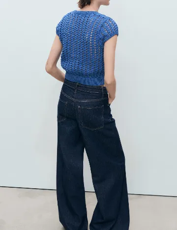 Bluza Mango, albastru