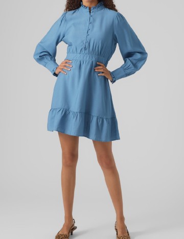 Rochie scurta Vero Moda, albastru