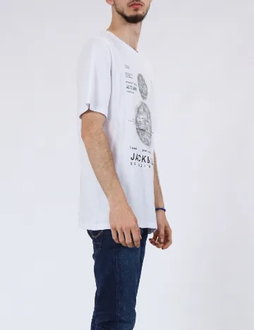 Tricou Jack&Jones, alb Alb