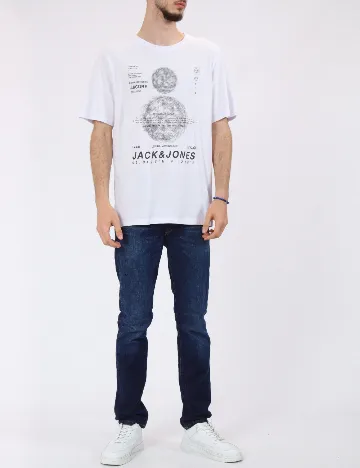 Tricou Jack&Jones, alb Alb
