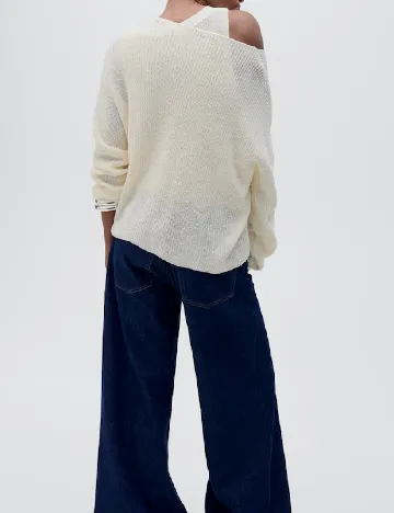Bluza Mango, ecru