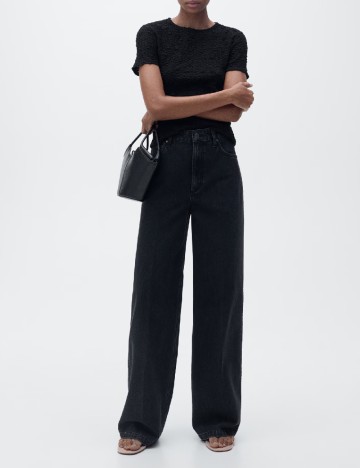 Bluza Mango, negru