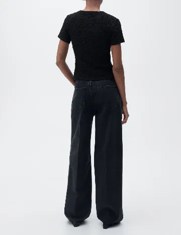Bluza Mango, negru