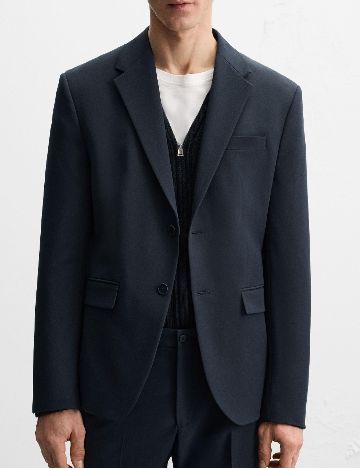 Sacou Zara, bleumarin