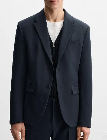 Sacou Zara, bleumarin