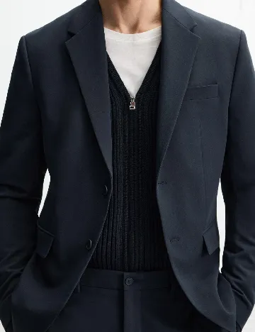 Sacou Zara, bleumarin