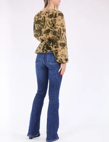 Bluza Only, maro/verde