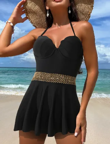 Costum de baie SHEIN, negru