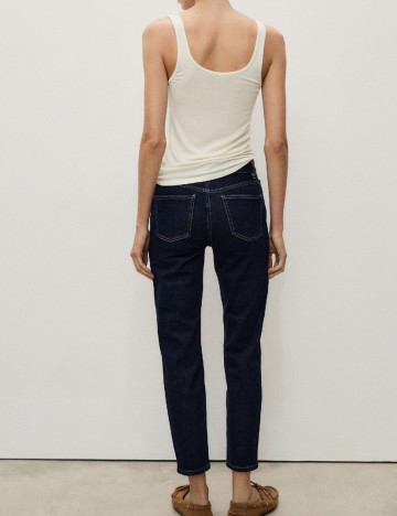 Blugi Mango, bleumarin inchis