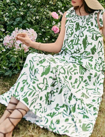 Rochie lunga SHEIN, verde