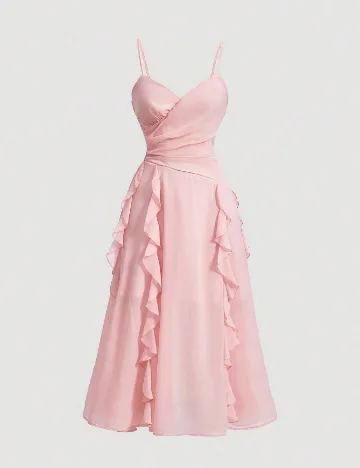 Rochie medie SHEIN, roz