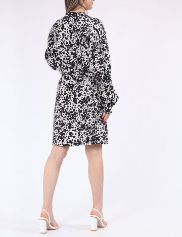 Rochie scurta Vero Moda, bej/negru