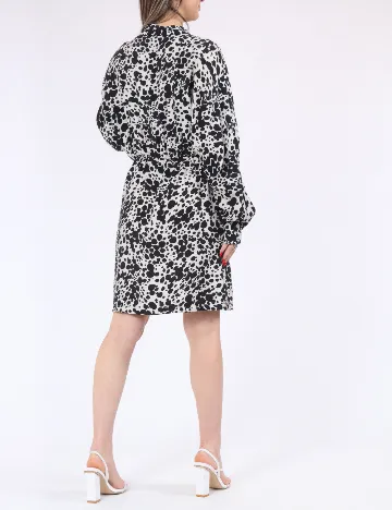 Rochie scurta Vero Moda, bej/negru