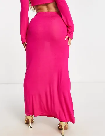 Fusta de plaja ASOS, roz