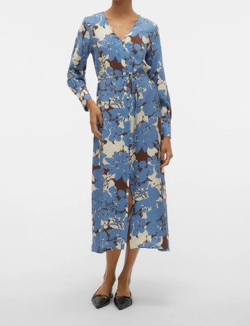 Rochie medie Vero Moda, albastru