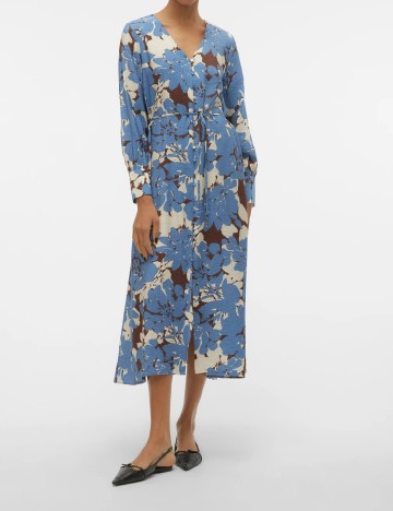 Rochie medie Vero Moda, albastru