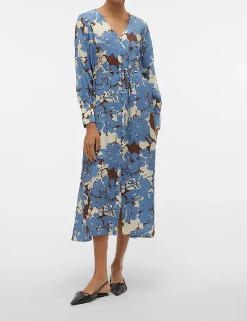 Rochie medie Vero Moda, albastru