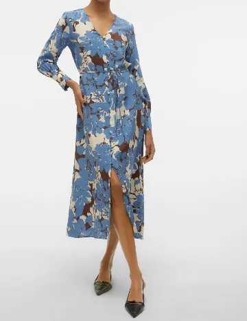 Rochie medie Vero Moda, albastru