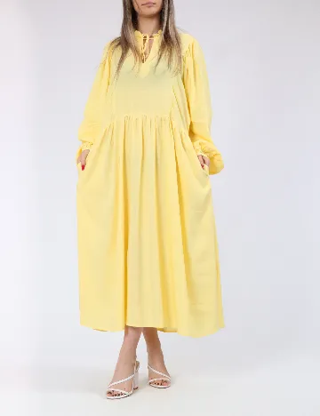 Rochie lunga Vero Moda, galben
