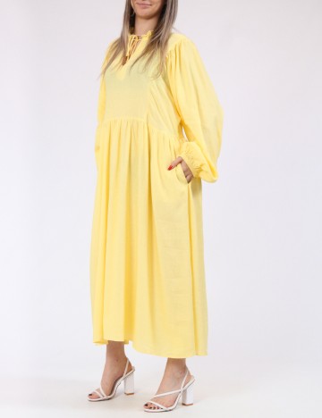 Rochie lunga Vero Moda, galben