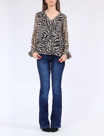 Camasa Only, negru/maro