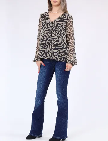 Camasa Only, negru/maro