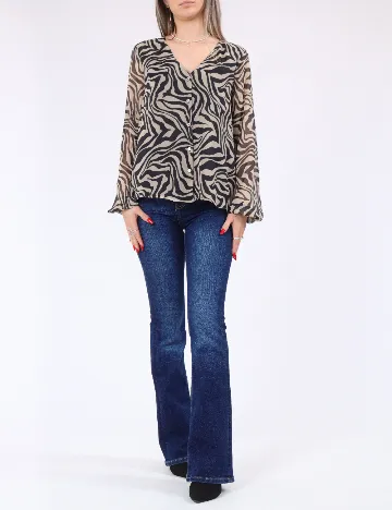 Camasa Only, negru/maro