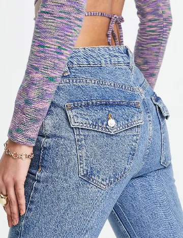 Blugi ASOS, albastru
