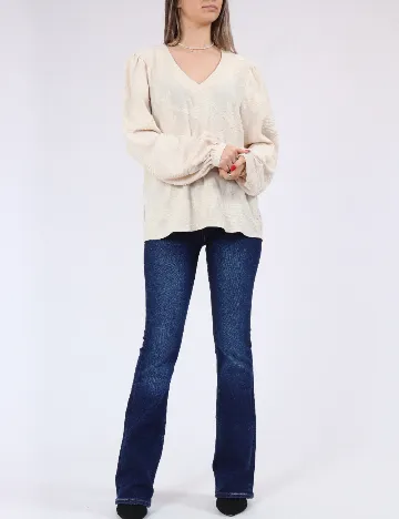 Bluza Vero Moda, crem
