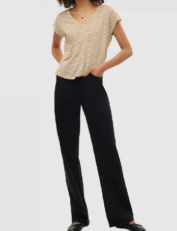 Tricou Vero Moda, crem