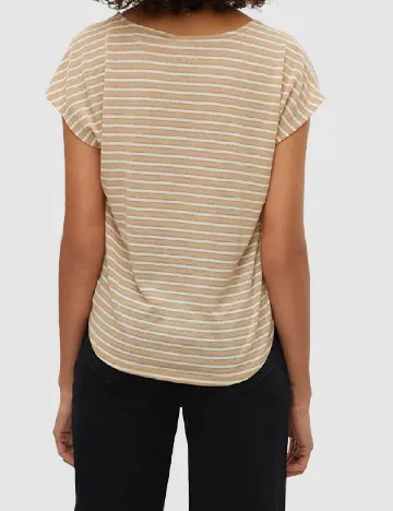 Tricou Vero Moda, crem