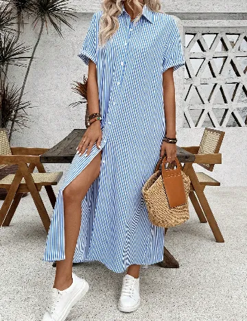 Rochie lunga SHEIN, albastru