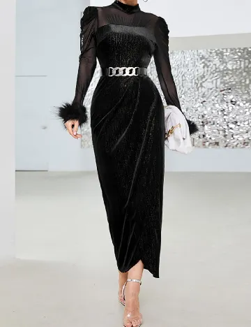Rochie lunga SHEIN, negru